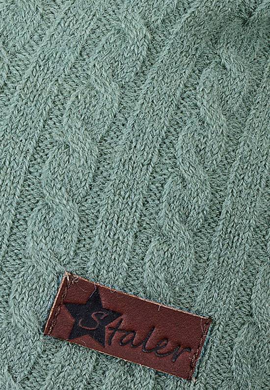 Sterntaler Beanie im Zopfmuster-Design Lagerräumung