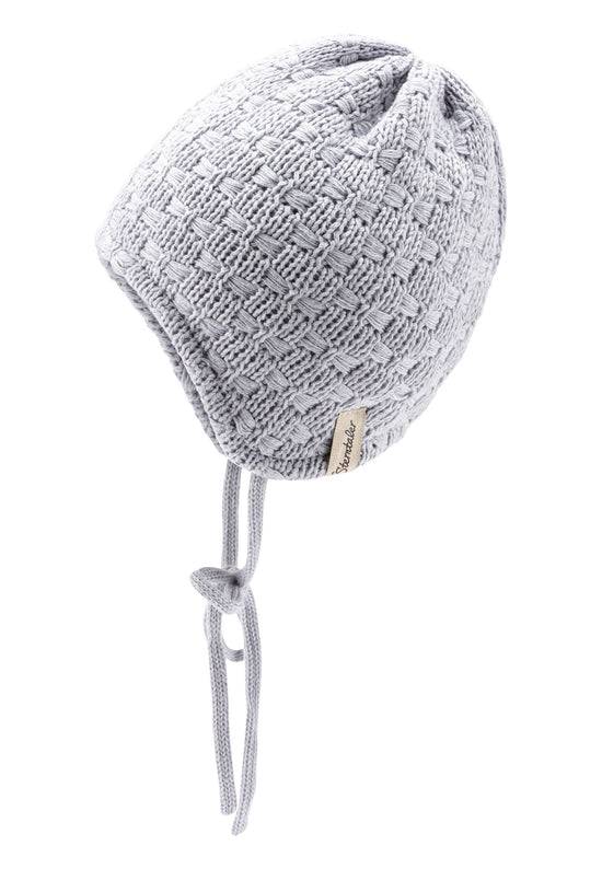 Sterntaler Mütze aus Strickware mit eingestrickten Schleifen Neuheiten