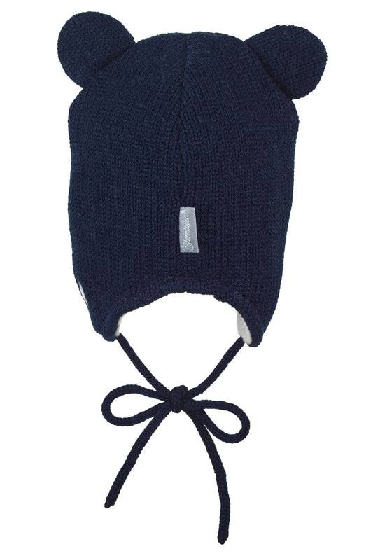 Sterntaler Strickmütze aus Wolle (Merino) mit Bärengesicht Tägliche Deals