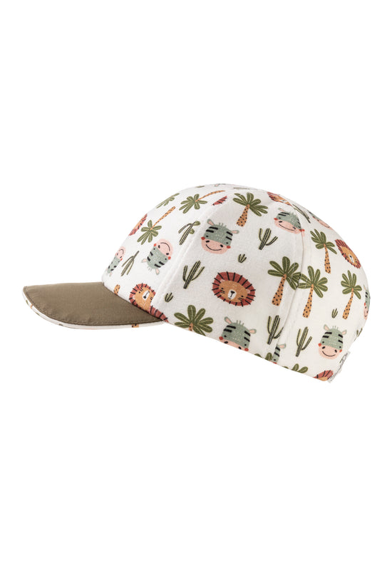 Sterntaler Baseballcap bedruckt mit Safari-Tieren in ecru Super Sparpreis