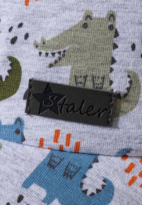 Sterntaler Baseballcap bedruckt mit bunten Krokodilen Kostenlose Rückgabe