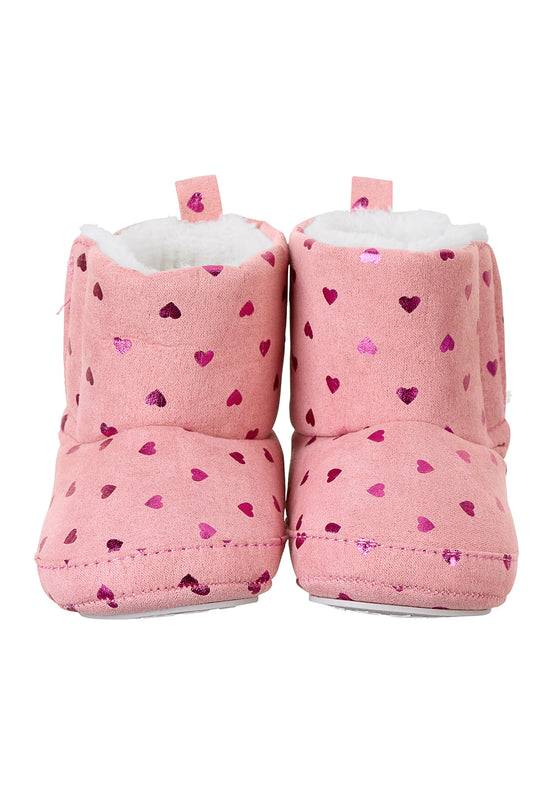 Sterntaler Baby-Stiefel aus gewebtem Velour mit Print Herzen Bis zu 60% Rabatt