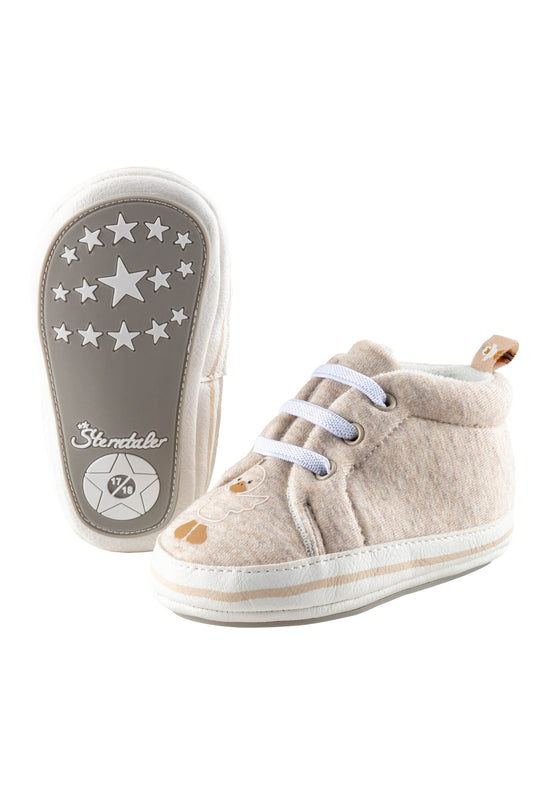 Sterntaler Babyschuh Edda aus Baumwollstoff und Kunstleder Vierteljährliche Förderung