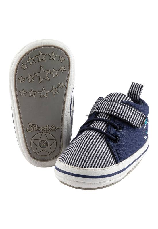 Sterntaler Babyschuh Marine aus Materialmix mit Stickerei Wal Discount Store für neue Produkte