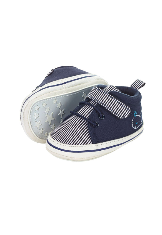 Sterntaler Babyschuh Marine aus Materialmix mit Stickerei Wal Discount Store für neue Produkte