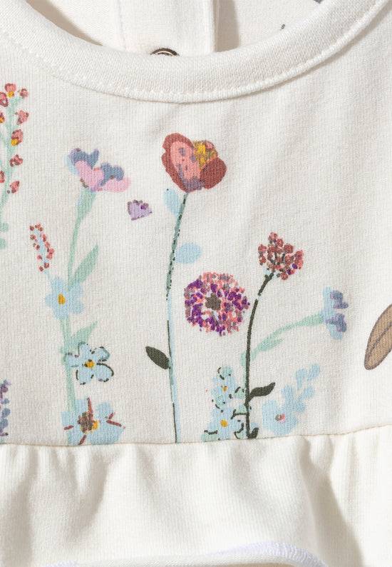 Sterntaler Baby Body Hase Happy mit kurzen Puffärmeln in ecru Rabatt