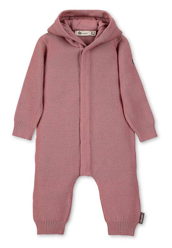 Sterntaler Strick-Overall aus Wolle (Merino) mit Kapuze Exklusivangebot