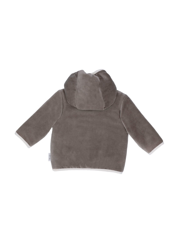 Sterntaler Kapuzen-Jacke aus Nicki, Motiv Elefant Eddy, Grau Osterangebot