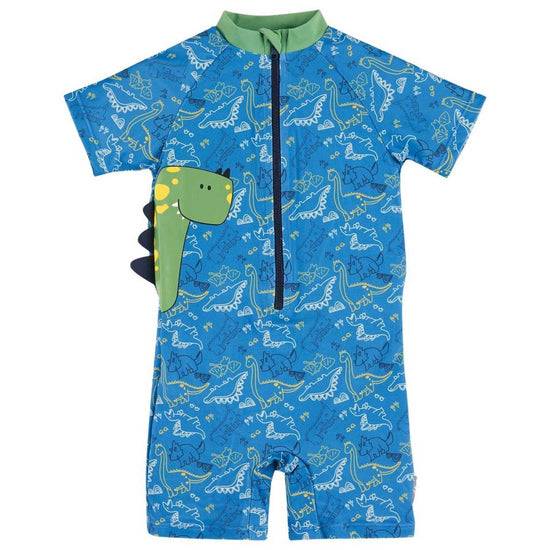 Sterntaler Schwimmanzug mit Allover-Dino-Druck und 3D-Zacken