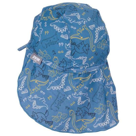 Sterntaler Schirmmütze mit Nackenschutz in blau mit Dinos 50% Rabatt mit kostenlosem Versand