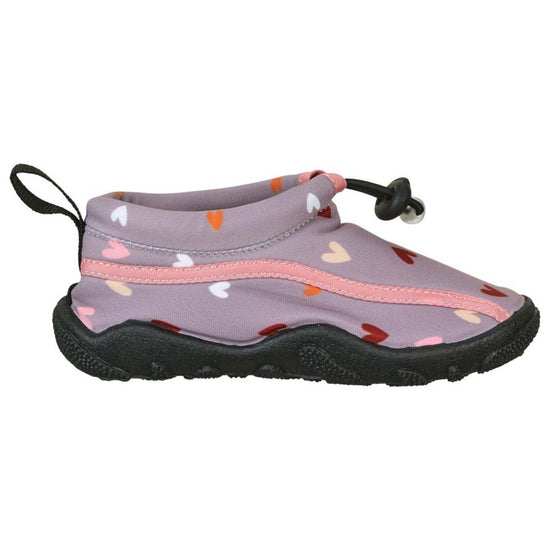 Sterntaler Aqua-Schuh Kinder Lila mit allover Herzen Print Kostenloser Versand international