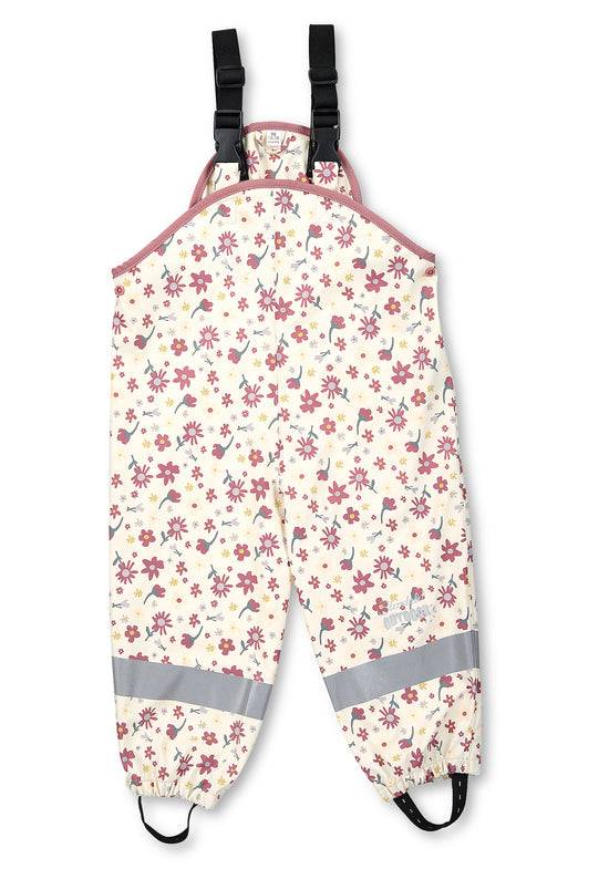 Sterntaler Regenträgerhose Blumen ungefüttert mit Reflektoren Online