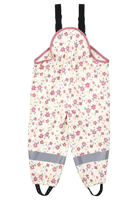 Sterntaler Regenträgerhose Blumen ungefüttert mit Reflektoren Online