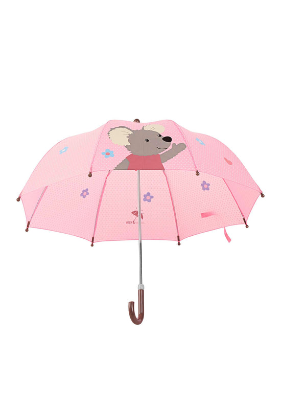Sterntaler Kinder Regenschirm Maus Mabel in Rosa und Grau Hotsell