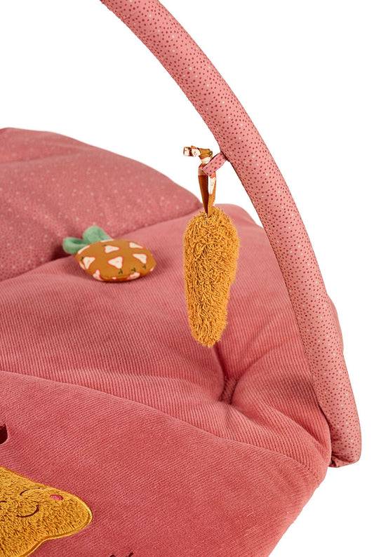 Sterntaler Spielbogen Esel Emmily Hellrot, Krabbeldecke rund Begrenztes Angebot