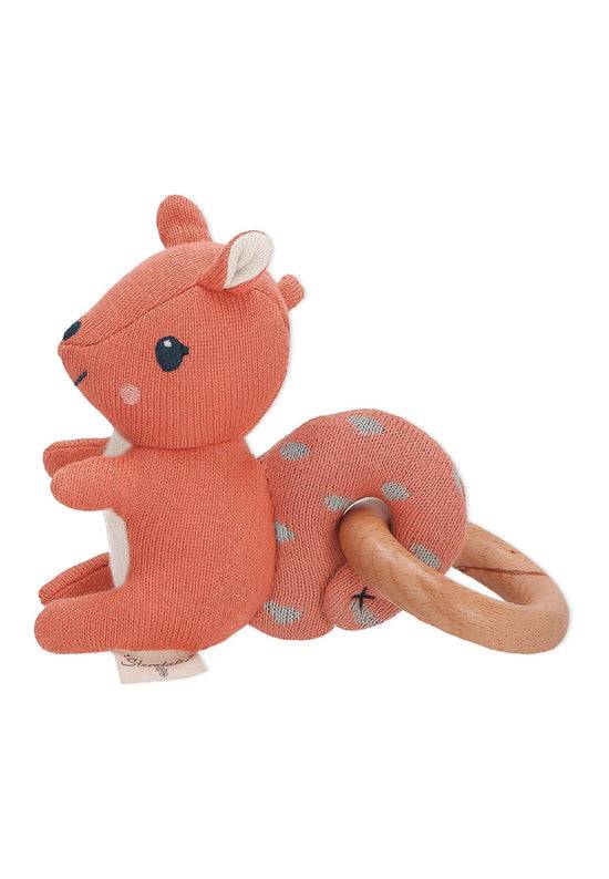 Sterntaler Holz-Greifling Eichhörnchen Enna mittelrot, 12 cm Top Angebot