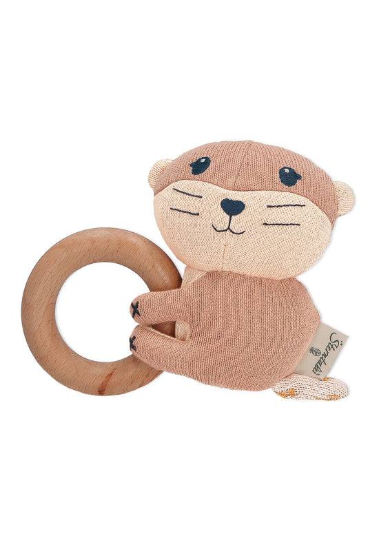 Sterntaler Holz-Greifling Otter Otti in Hellbraun, 13 cm Neueste Mode