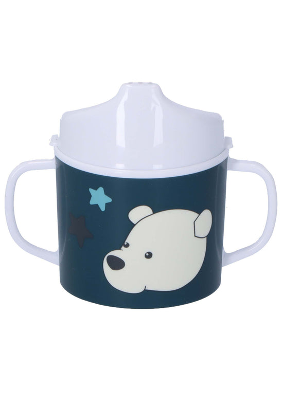Sterntaler Henkeltasse mit Trinkaufsatz Eisbär Elia, türkis Bis zu 60% Rabatt