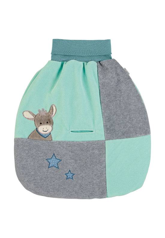 Sterntaler Strampelnest Esel Emmi aus Microfleece,Türkis/Grau Discount Store für neue Produkte