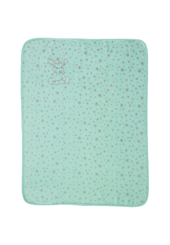 Sterntaler Plüsch-Decke Esel Emmi in Türkis, 100x75cm Speichern exportieren