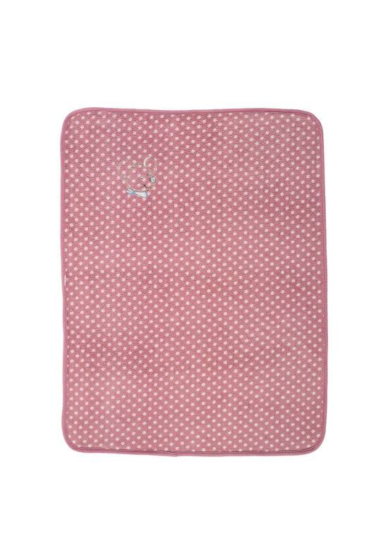 Sterntaler Plüsch-Decke Maus Mabel in Rosa mit hellen Punkten Black Friday Preise