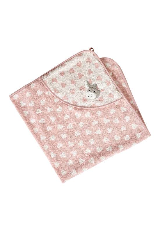 Sterntaler Kapuzenbadetuch Esel Emmi Girl, 100x100cm Online Shopping