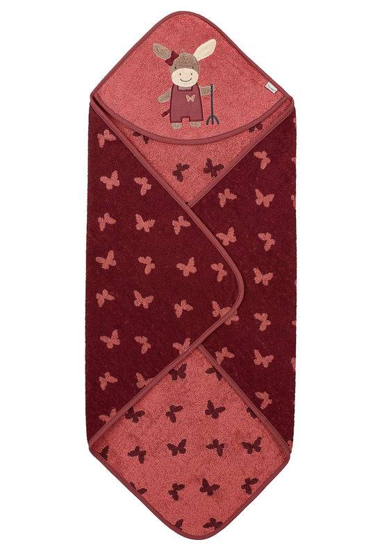 Sterntaler Badetuch 80x80 Esel Emmily mit Schmetterlingen Valentinstagsangebot