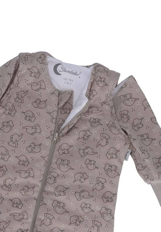 Sterntaler Schlafsack mit Beinen 70cm Elefant Eddy in Beige Jubiläumsangebot