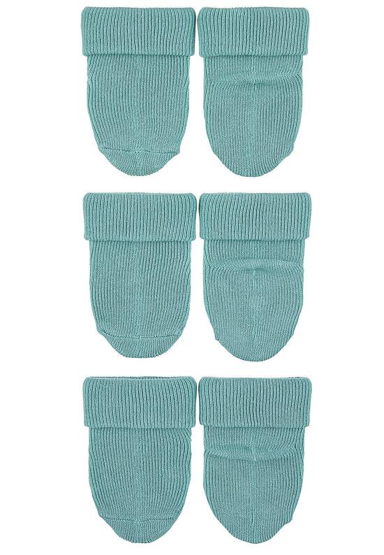 Sterntaler Erstlingssocken im 3er-Pack uni mit Umschlag Neueste Stile