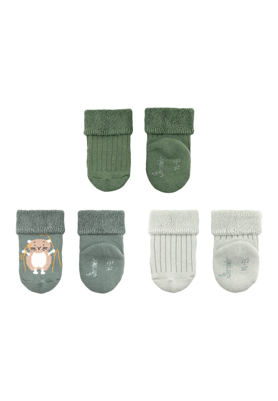 Sterntaler Baby Socken 3er Set Bieber aus Baumwoll-Mischgewebe 50% Rabatt für begrenzte Zeit