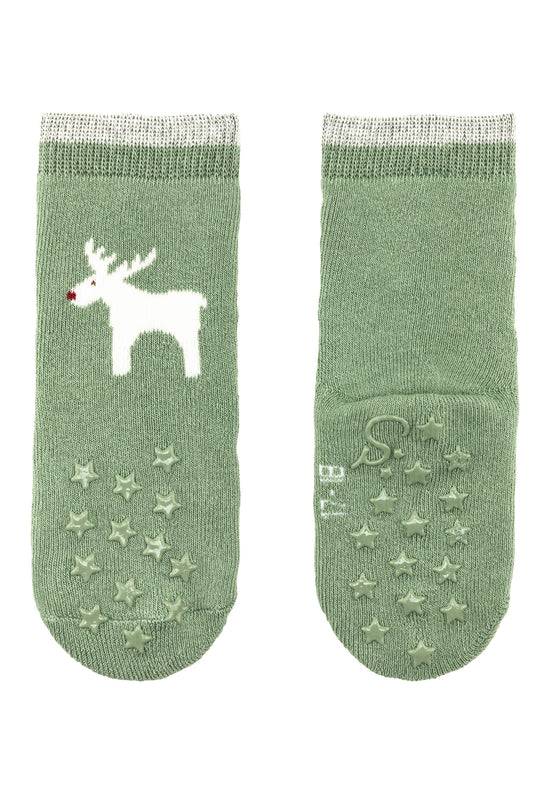 Sterntaler ABS Socken Weihnachten im 2er-Pack, rutschfeste Sohle Outlet