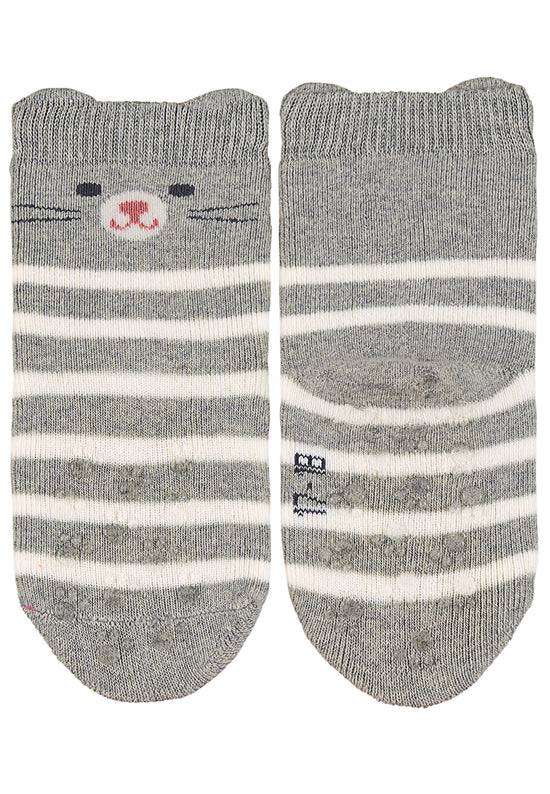 Sterntaler ABS-Krabbelsocken 2er-Pack Katze mit 3D-Ohren im Angebot