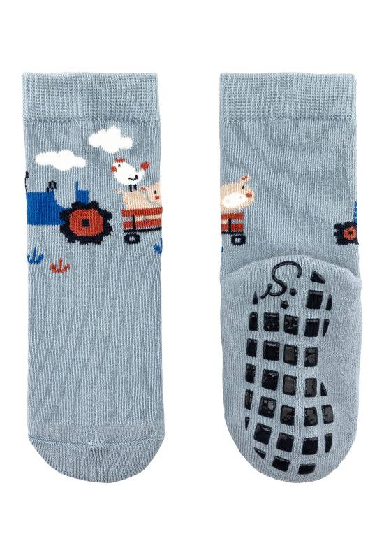 Sterntaler ABS Socken Traktor im 2er-Pack mit rutschfeste Sohle Kostenloser Versand