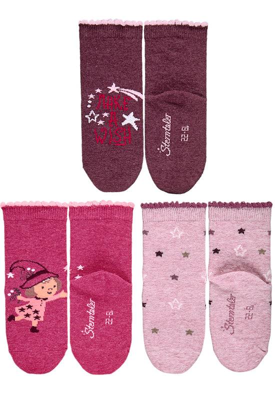 Sterntaler Socken für Mädchen, im 7er-Pack Fabrikpreis