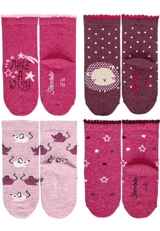 Sterntaler Socken für Mädchen, im 7er-Pack Fabrikpreis
