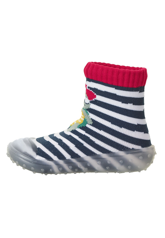 Sterntaler Adventure-Socks Schildkröte in Marine mit Ringel Günstig kaufen