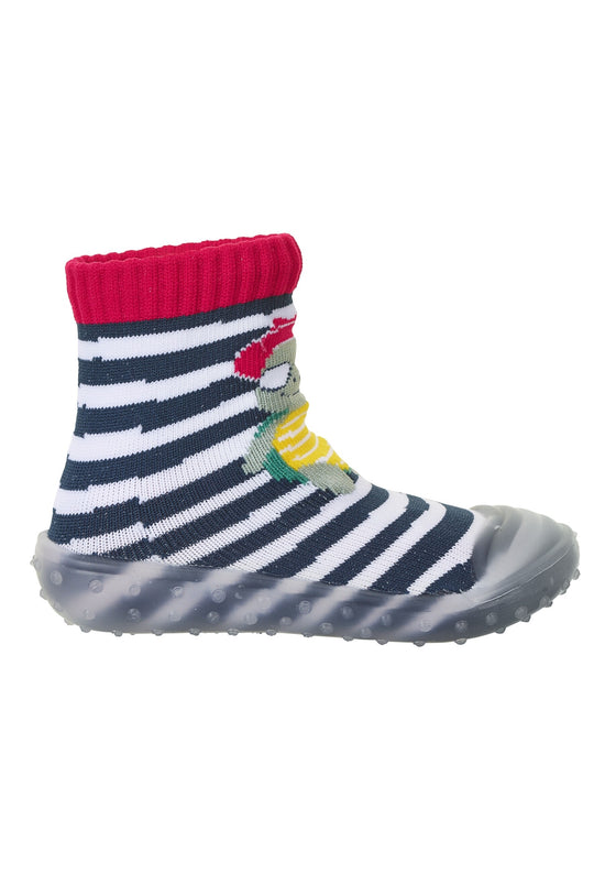 Sterntaler Adventure-Socks Schildkröte in Marine mit Ringel Günstig kaufen