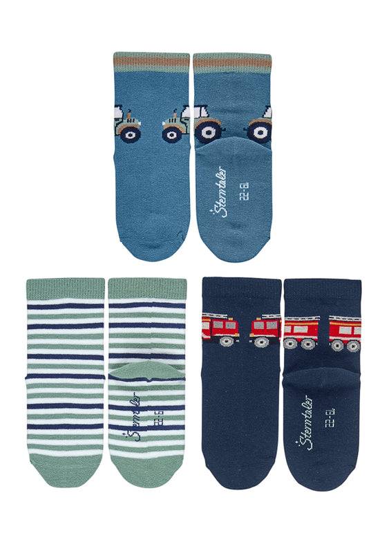 Sterntaler Kindersocken 7er-Box Jungen in Mittelblau Flash Sale