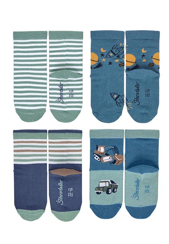 Sterntaler Kindersocken 7er-Box Jungen in Mittelblau Flash Sale
