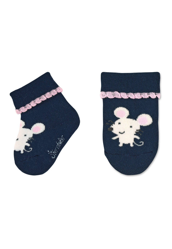 Sterntaler Babysocken 3er-Pack Maus, uni und Herzen Muttertagsangebot