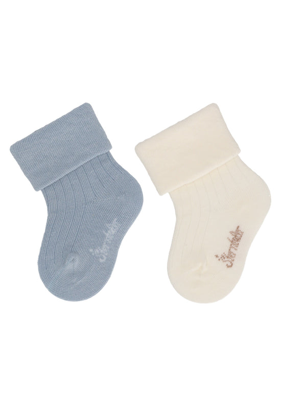 Sterntaler Socken im Doppelpack mit Rippenoptik in versch. Farben Online Outlet