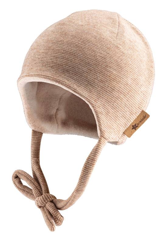 Sterntaler Beanie in Melangeoptik-Optik mit Bindeband, gefüttert Neuheiten