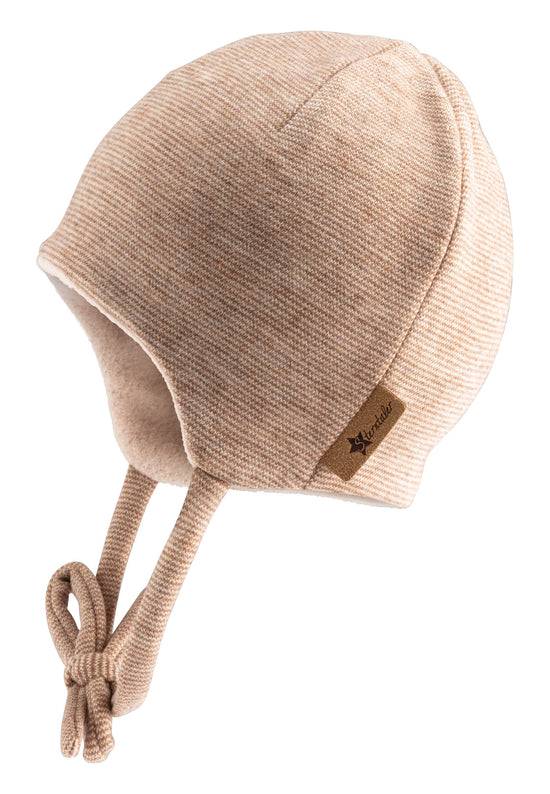 Sterntaler Beanie in Melangeoptik-Optik mit Bindeband, gefüttert Neuheiten