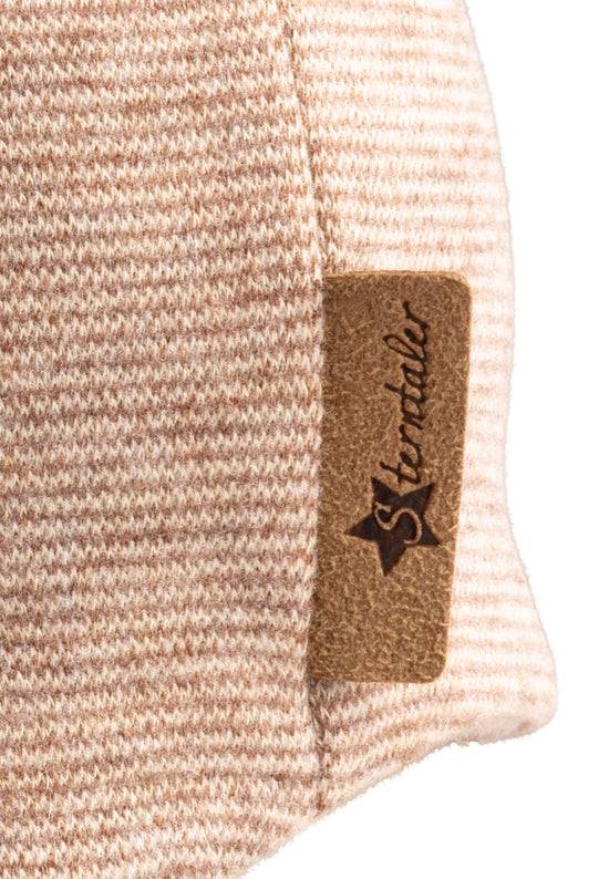 Sterntaler Beanie in Melangeoptik-Optik mit Bindeband, gefüttert Neuheiten
