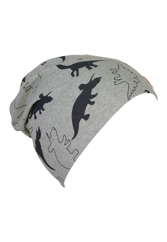 Sterntaler Slouch-Beanie Mütze aus Jersey mit Druck Dinos Räumungsverkauf