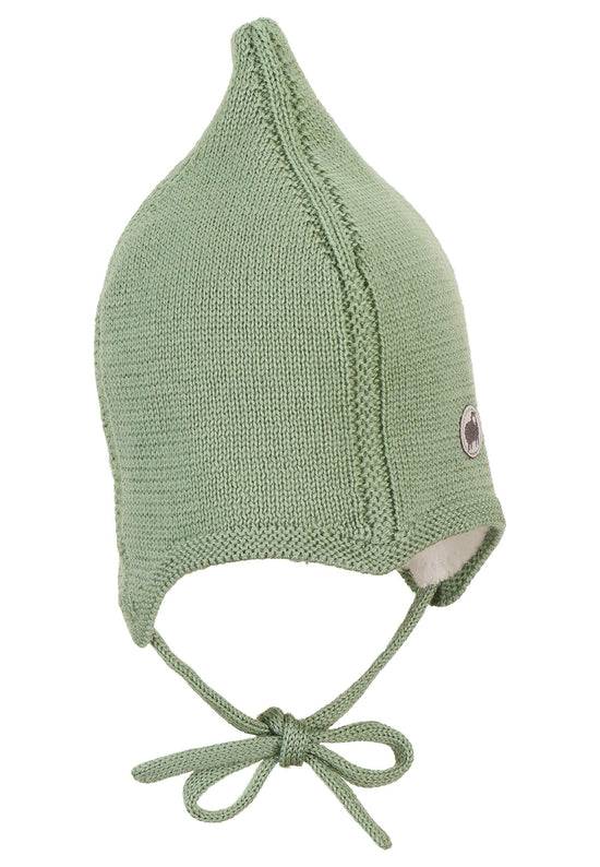 Sterntaler Strickmütze aus Wolle (Merino) mit kleinem Zipfel Wochenangebot