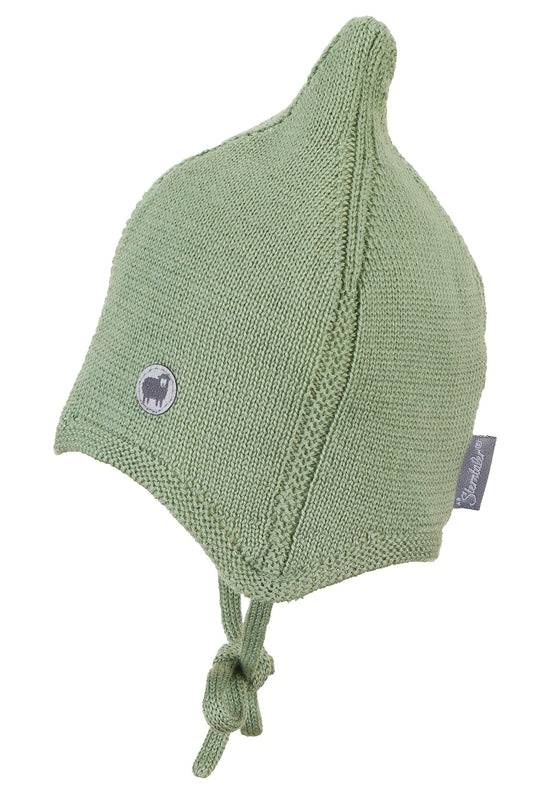 Sterntaler Strickmütze aus Wolle (Merino) mit kleinem Zipfel Wochenangebot