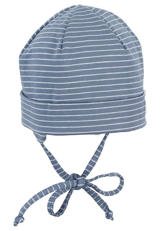 Sterntaler OCS Beanie aus Ringeljersey in Samtblau und Rosa Verkauf