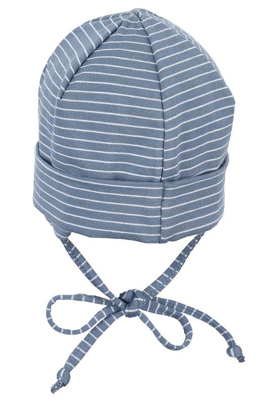 Sterntaler OCS Beanie aus Ringeljersey in Samtblau und Rosa Verkauf