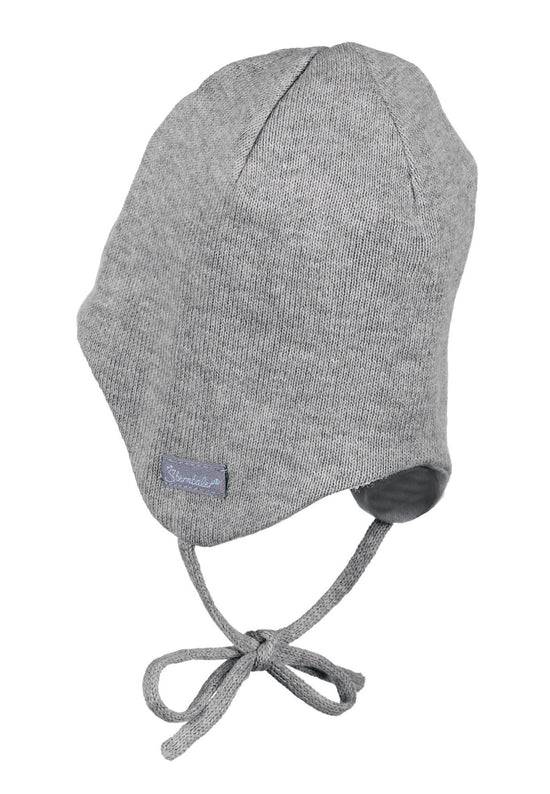 Sterntaler OCS Strickmütze uni, Ohrenklappen und Bindeband im Angebot